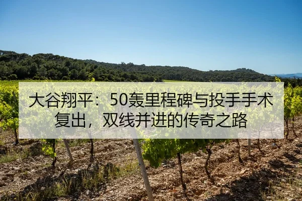 大谷翔平：50轰里程碑与投手手术复出，双线并进的传奇之路